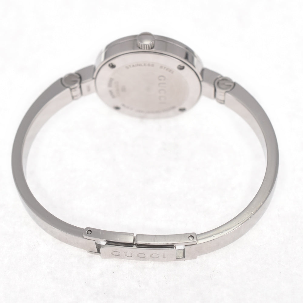 Elegant Gucci 105 Garnet Bezel Bangle Quartz Ladies Watch - Pre-owned