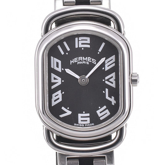 Elegant Hermes RA1.210 Rally D-Buckle Quartz Women's Watch in Excellent Condition