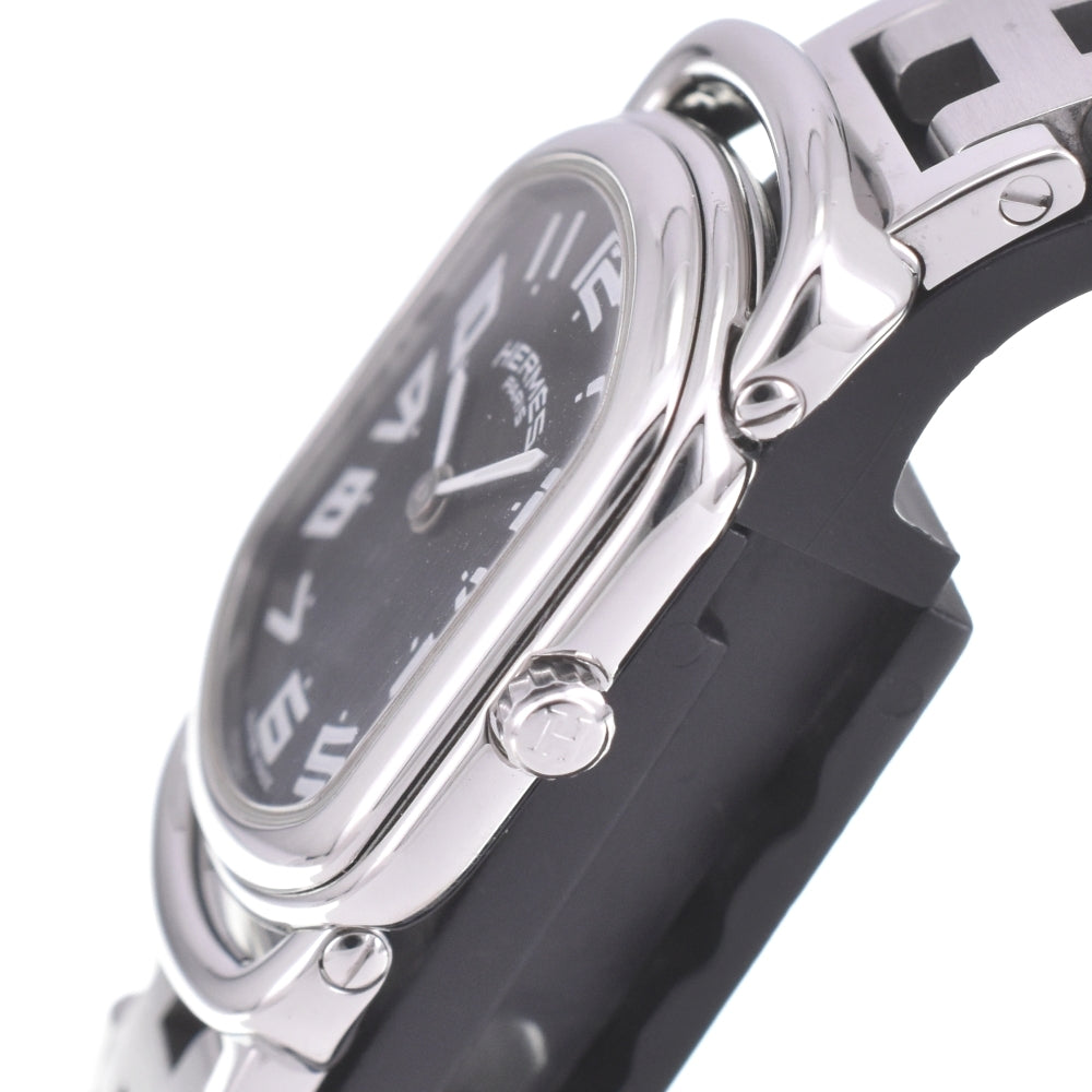 Elegant Hermes RA1.210 Rally D-Buckle Quartz Women's Watch in Excellent Condition