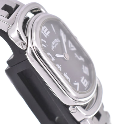 Elegant Hermes RA1.210 Rally D-Buckle Quartz Women's Watch in Excellent Condition