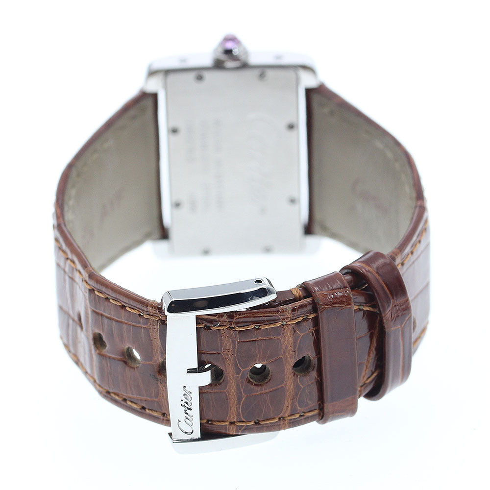 Elegant Cartier Tank Divan Mini Shell Dial Quartz Ladies Watch W6301455