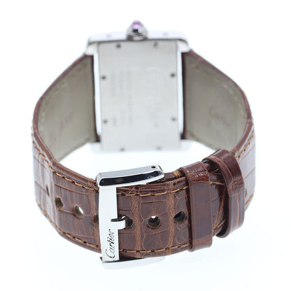 Elegant Cartier Tank Divan Mini Shell Dial Quartz Ladies Watch W6301455