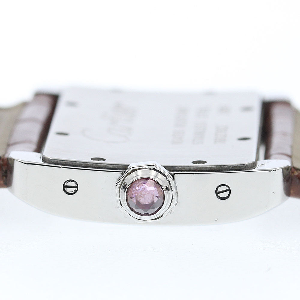 Elegant Cartier Tank Divan Mini Shell Dial Quartz Ladies Watch W6301455