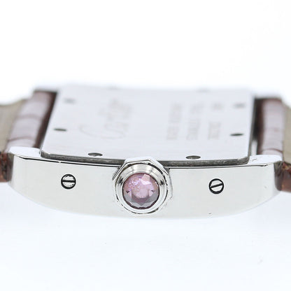 Elegant Cartier Tank Divan Mini Shell Dial Quartz Ladies Watch W6301455