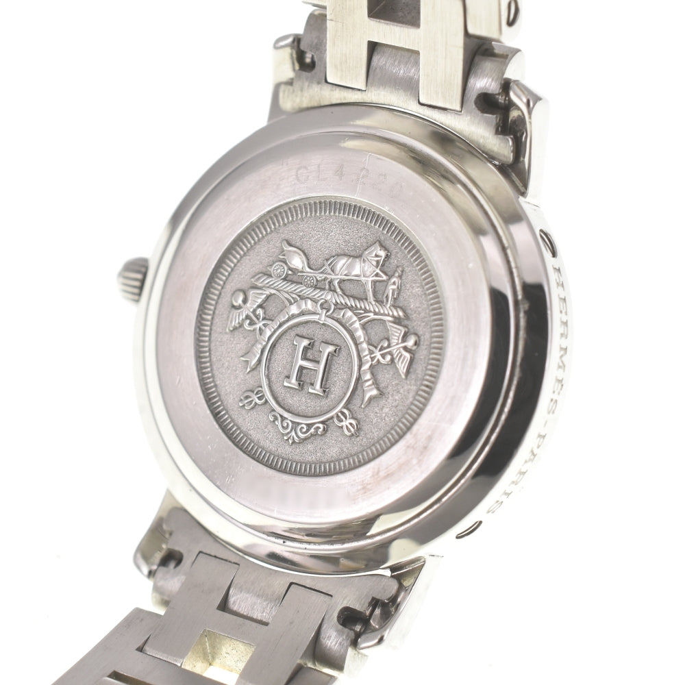 Hermès CL4.220 Clipper Stainless Steel/GP Women's Quartz Watch - D-Buckle, Excellent