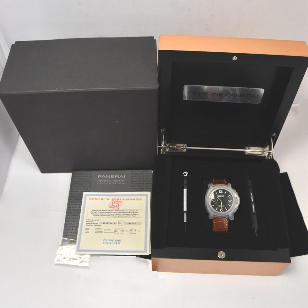 Panerai PAM00048 Luminor Marina Small Second Date Automatic Men's Watch