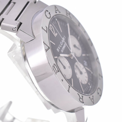 Bvlgari BB38SSCH Automatic Chronograph Date Men's Watch with Box, Fine Condition