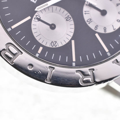 Bvlgari BB38SSCH Automatic Chronograph Date Men's Watch with Box, Fine Condition