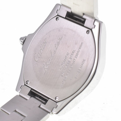 Cartier Roadster LM W6206017 Automatic Men's Watch Stainless Steel Silver Dial