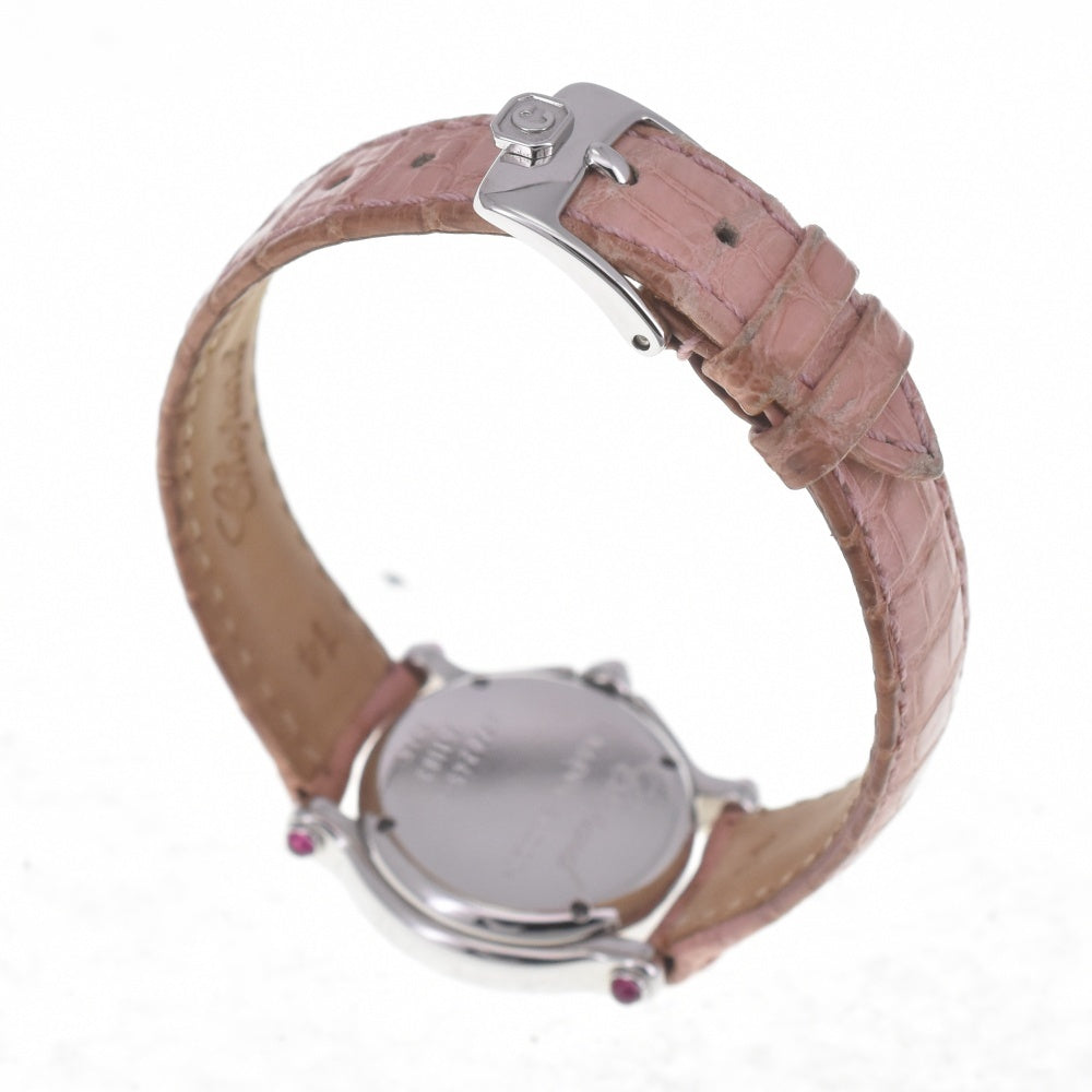 Chopard Happy Sport 3P Star Ruby Diamond Quartz Women's Watch Elegant