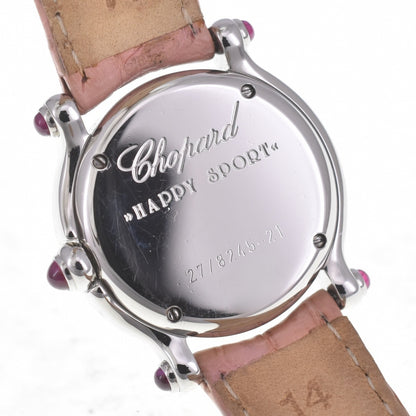 Chopard Happy Sport 3P Star Ruby Diamond Quartz Women's Watch Elegant
