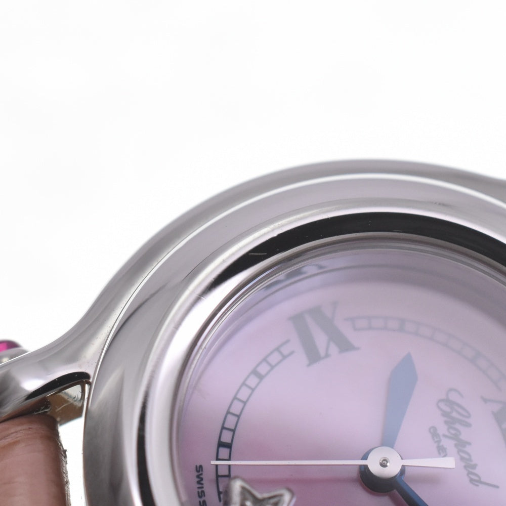 Chopard Happy Sport 3P Star Ruby Diamond Quartz Women's Watch Elegant