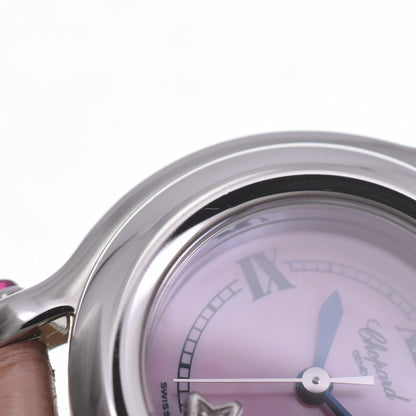 Chopard Happy Sport 3P Star Ruby Diamond Quartz Women's Watch Elegant