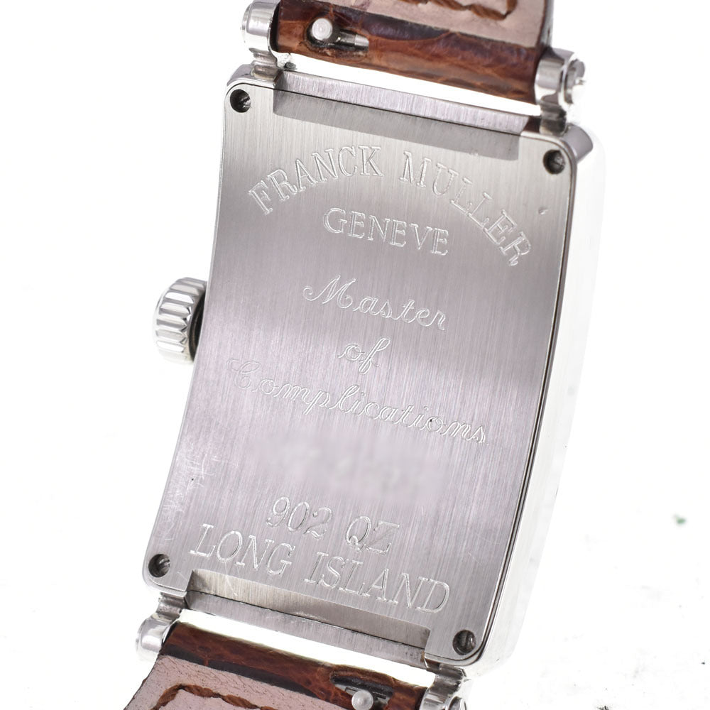 Franck Muller Long Island 902QZ Quartz Ladies Watch: Pristine Condition with Box & Warranty