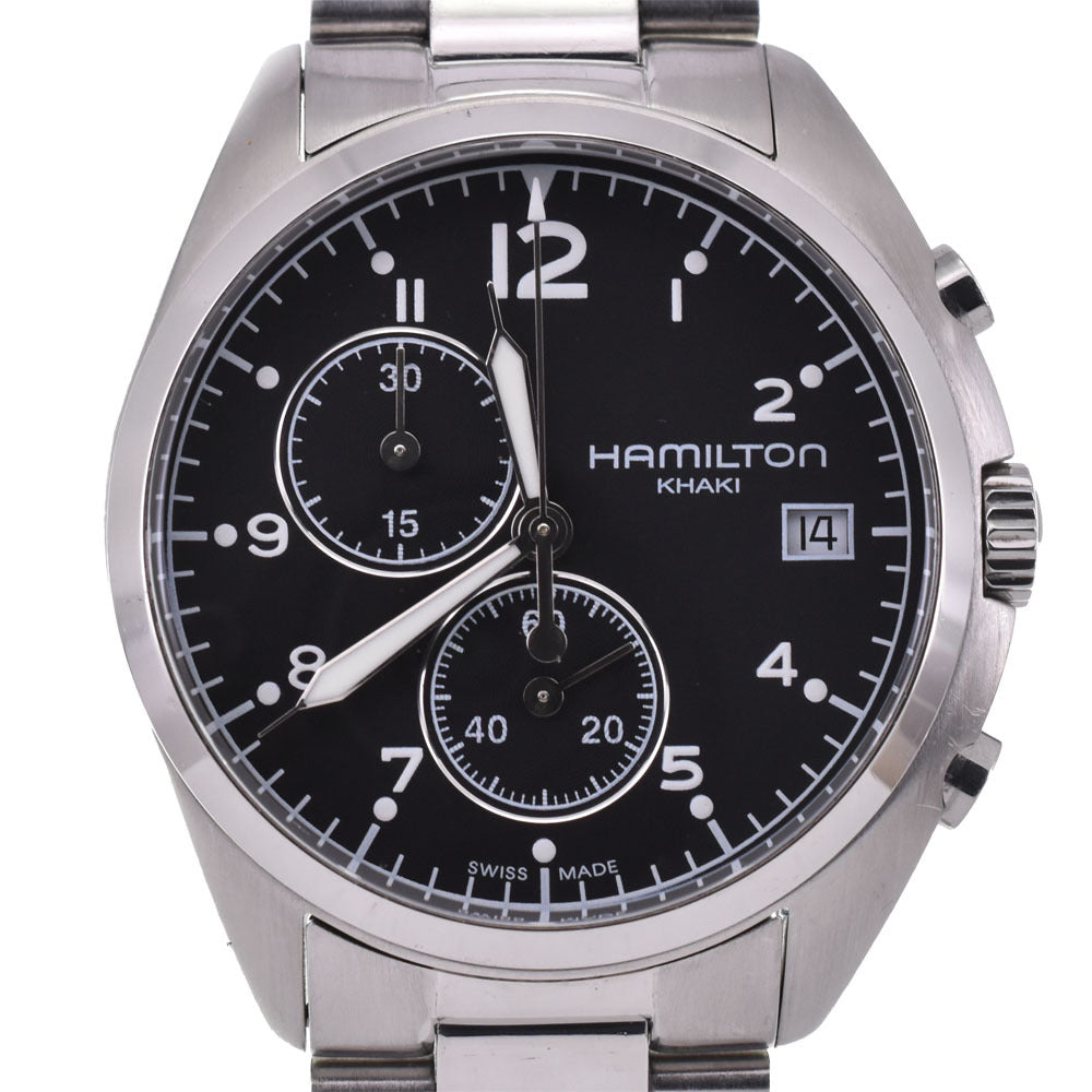 Hamilton Khaki Pilot Chronograph Date Quartz Men's H765120 Watch with Box