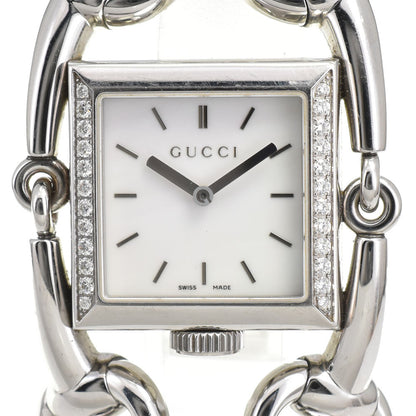 Luxurious Gucci Signoria Diamond Bezel Quartz Women's Watch YA116307/116.3