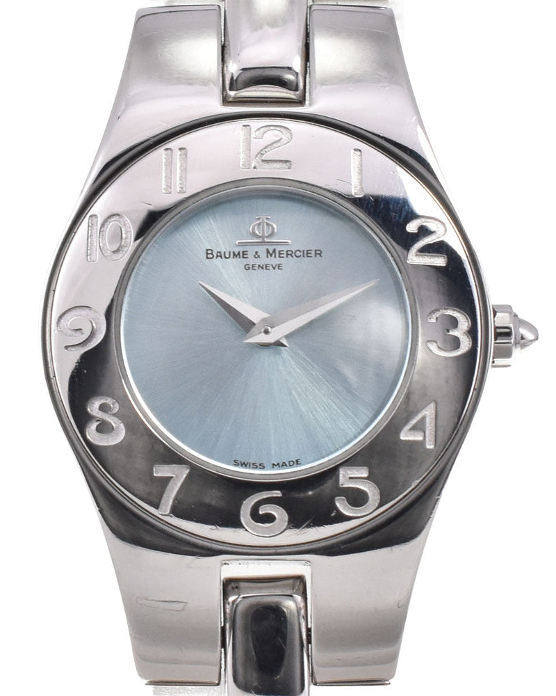Elegant Baume & Mercier Linea 65305 Women's Quartz Watch - Stainless Steel, Good Condition