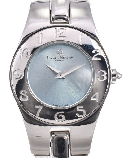 Elegant Baume & Mercier Linea 65305 Women's Quartz Watch - Stainless Steel, Good Condition