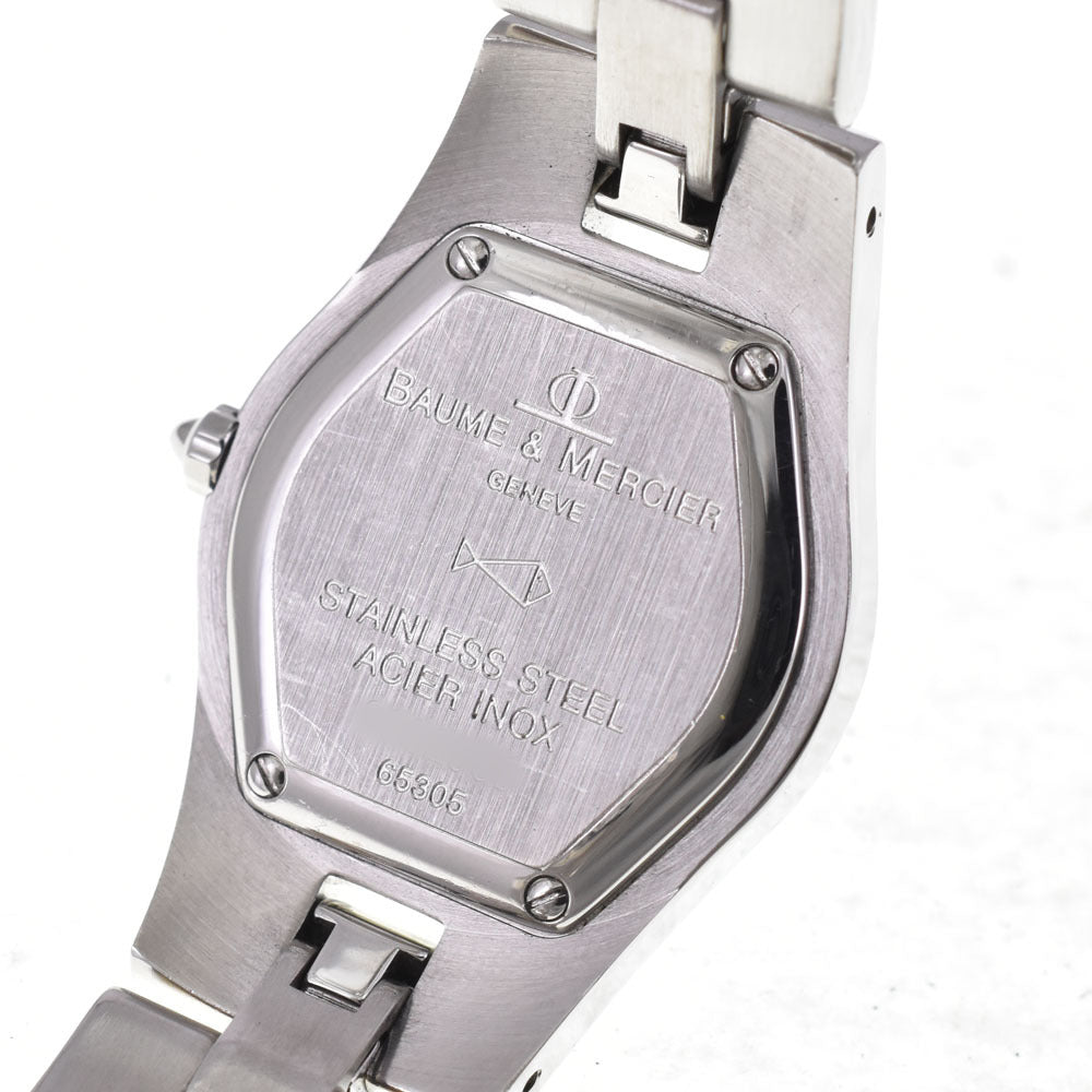 Elegant Baume & Mercier Linea 65305 Women's Quartz Watch - Stainless Steel, Good Condition
