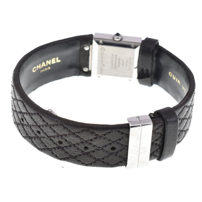 Elegant Chanel H0118 Matelasse Stainless Steel Leather Quartz Women's Watch