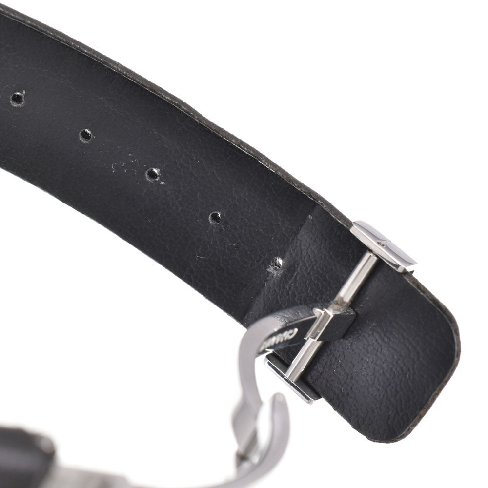 Elegant Chanel H0118 Matelasse Stainless Steel Leather Quartz Women's Watch