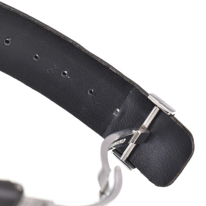 Elegant Chanel H0118 Matelasse Stainless Steel Leather Quartz Women's Watch