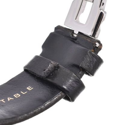 Elegant Chanel H0118 Matelasse Stainless Steel Leather Quartz Women's Watch