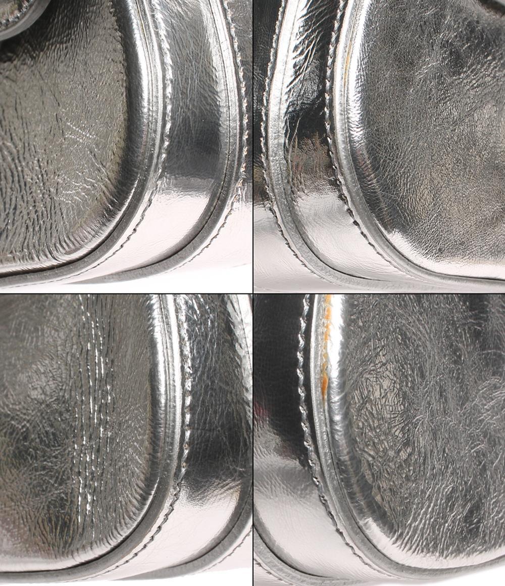 Balenciaga Silver Hardware Leather Shoulder Bag Women's Luxury Handbag