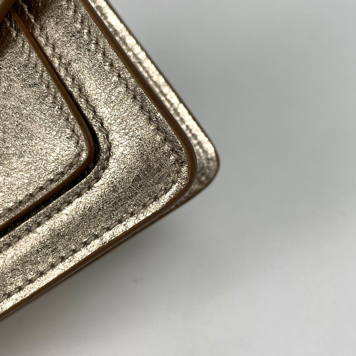 Exquisite BVLGARI Serpenti Forever Micro Snake Leather Shoulder Bag Gold 293455