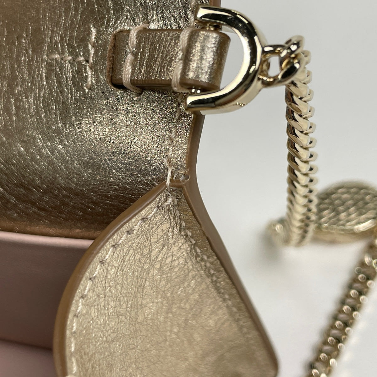 Exquisite BVLGARI Serpenti Forever Micro Snake Leather Shoulder Bag Gold 293455