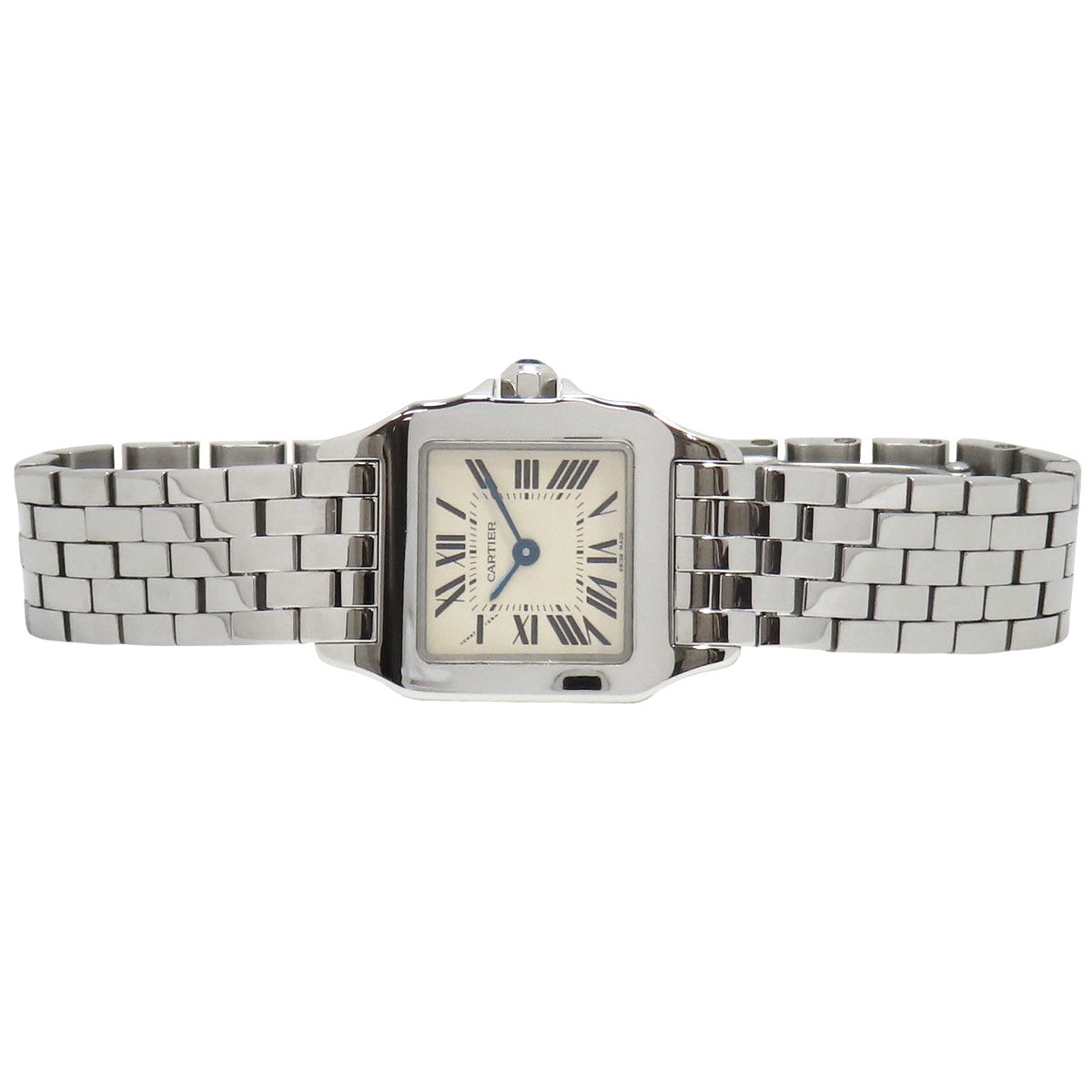 Luxury Cartier Santos Demoiselle SM W25064Z5 Stainless Steel Quartz Women's Watch