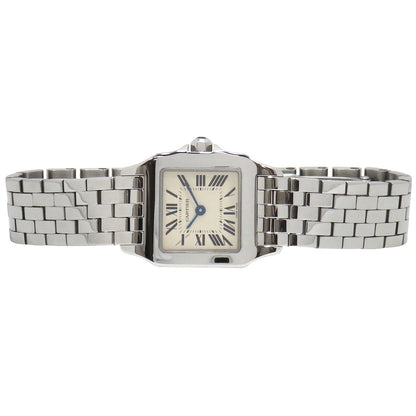 Luxury Cartier Santos Demoiselle SM W25064Z5 Stainless Steel Quartz Women's Watch