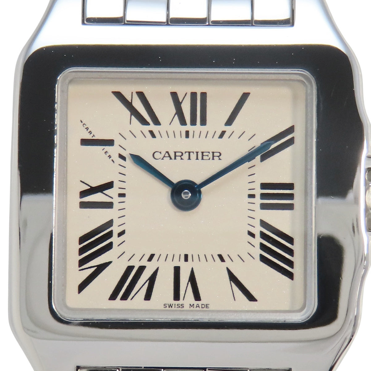 Luxury Cartier Santos Demoiselle SM W25064Z5 Stainless Steel Quartz Women's Watch