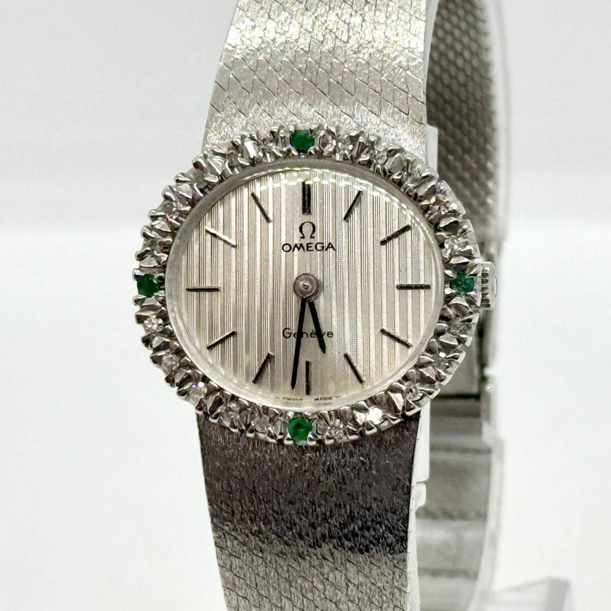 1970s Vintage Omega Diamond Bezel