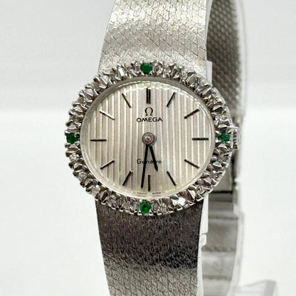 1970s Vintage Omega Diamond Bezel