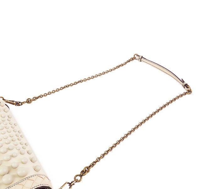 Bottega Veneta Knot Leather 2-Way Clutch Bag Intrecciato Shoulder Bag