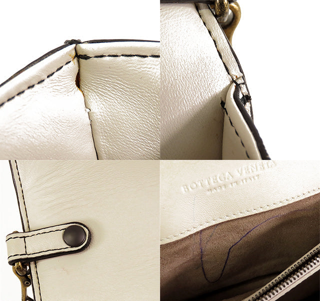 Bottega Veneta Knot Leather 2-Way Clutch Bag Intrecciato Shoulder Bag