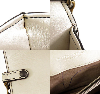 Bottega Veneta Knot Leather 2-Way Clutch Bag Intrecciato Shoulder Bag