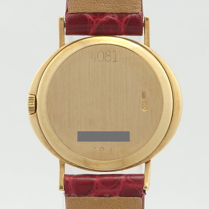 Vintage Rolex Cellini K18YG Brown Gradation Dial Manual Winding Women's Luxury Watch