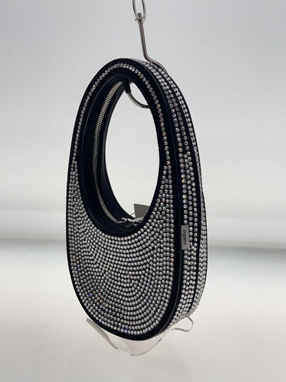 Chic Coperni Crystal Embellished Mini Swipe Bag Black - Pre-Owned Luxury Handbag