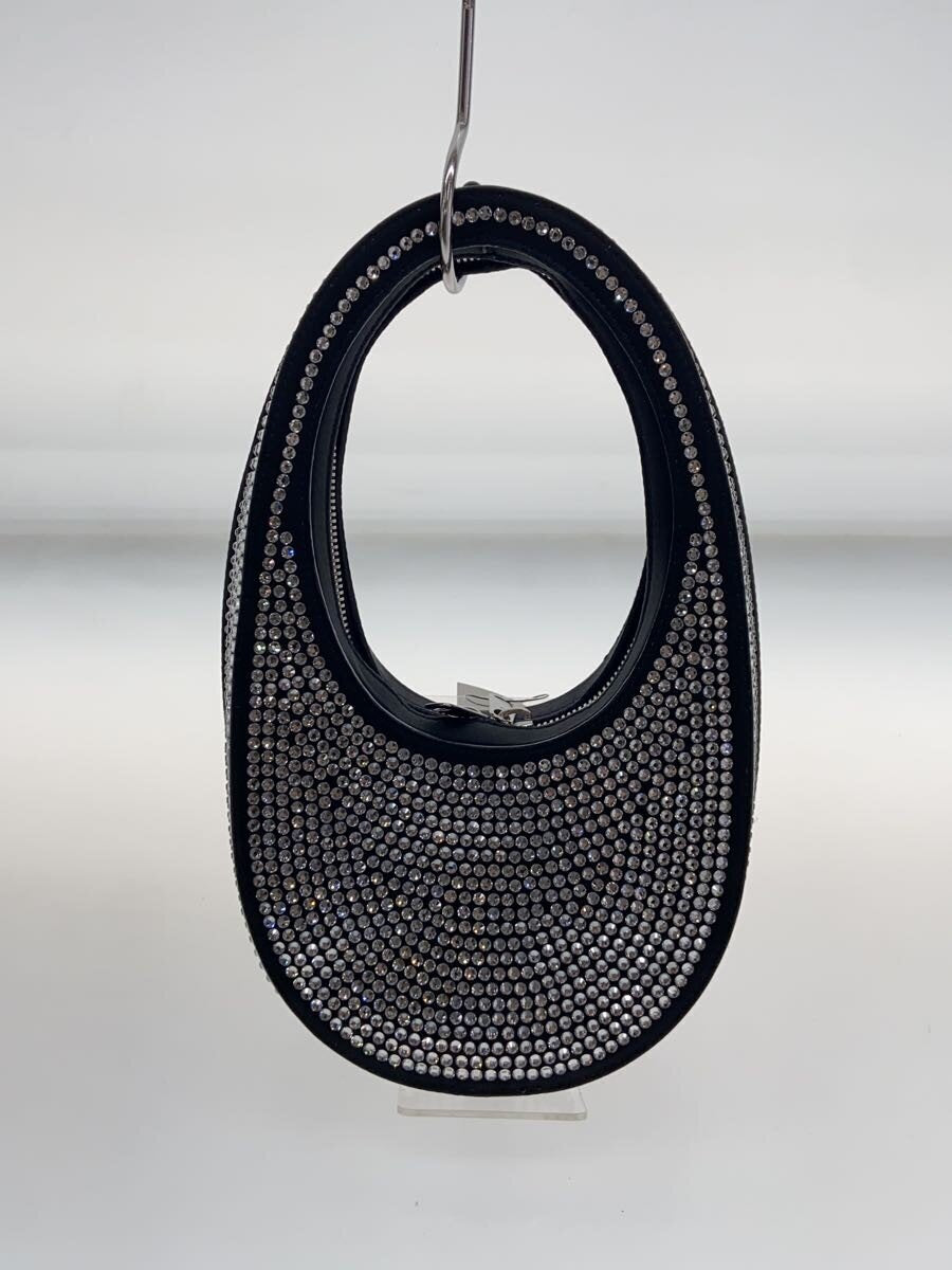 Chic Coperni Crystal Embellished Mini Swipe Bag Black - Pre-Owned Luxury Handbag