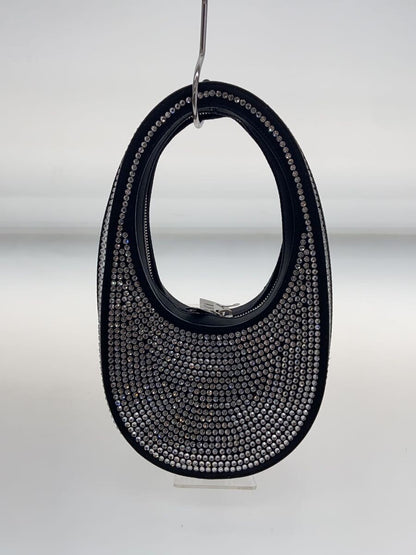 Chic Coperni Crystal Embellished Mini Swipe Bag Black - Pre-Owned Luxury Handbag