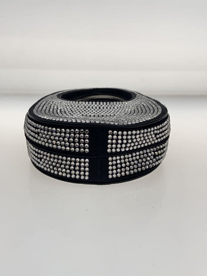 Chic Coperni Crystal Embellished Mini Swipe Bag Black - Pre-Owned Luxury Handbag