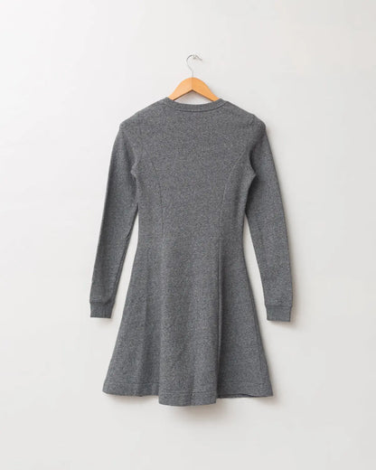 Icons eye embroidered sweat dress