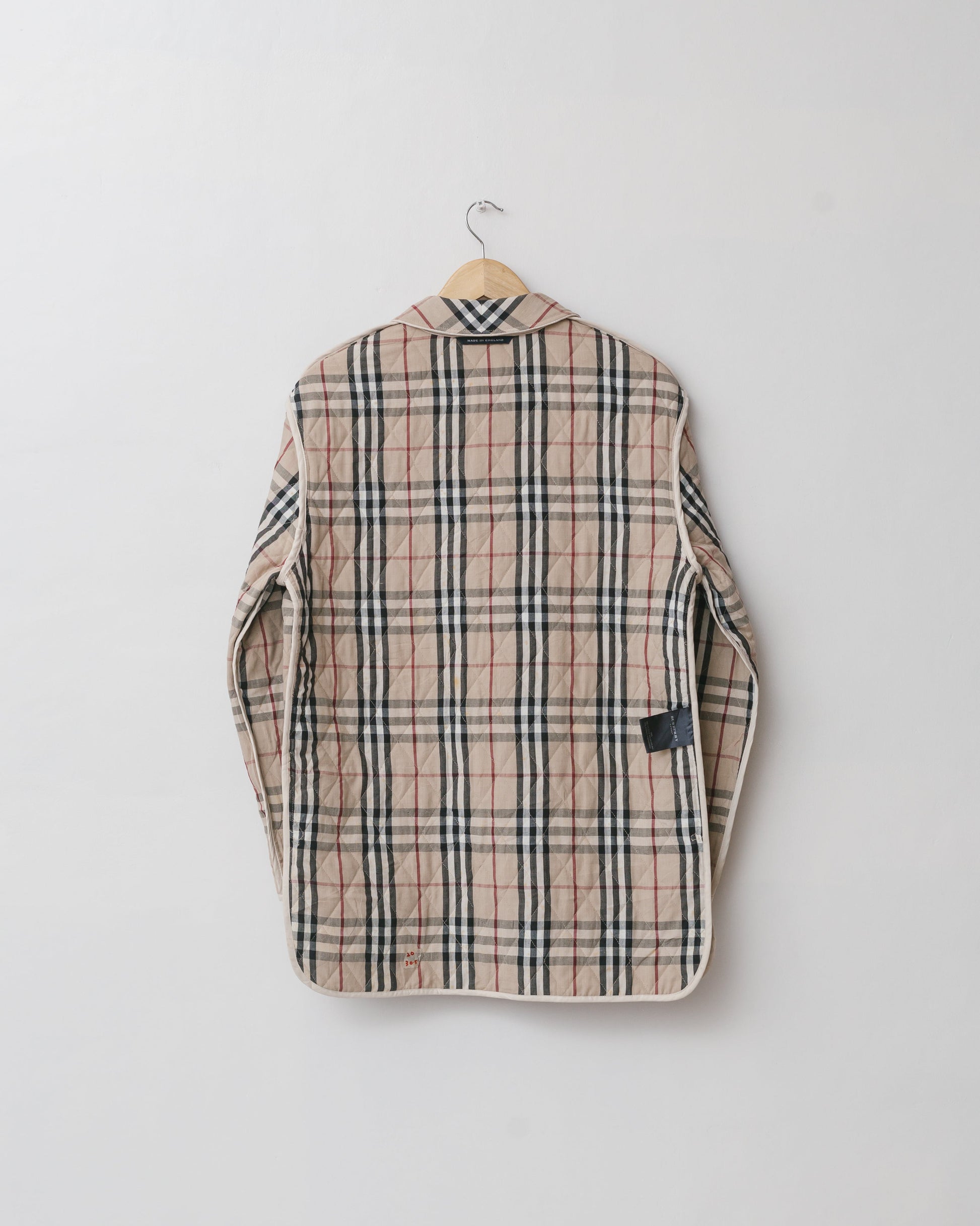 Inside out burberry quilted jacket