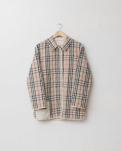 Inside out burberry quilted jacket