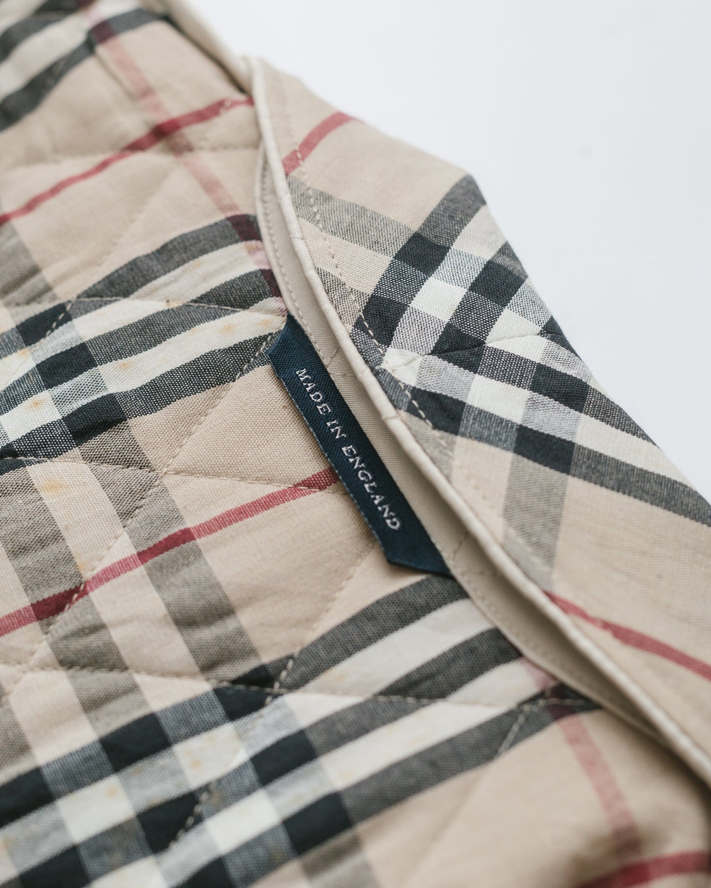 Inside out burberry quilted jacket