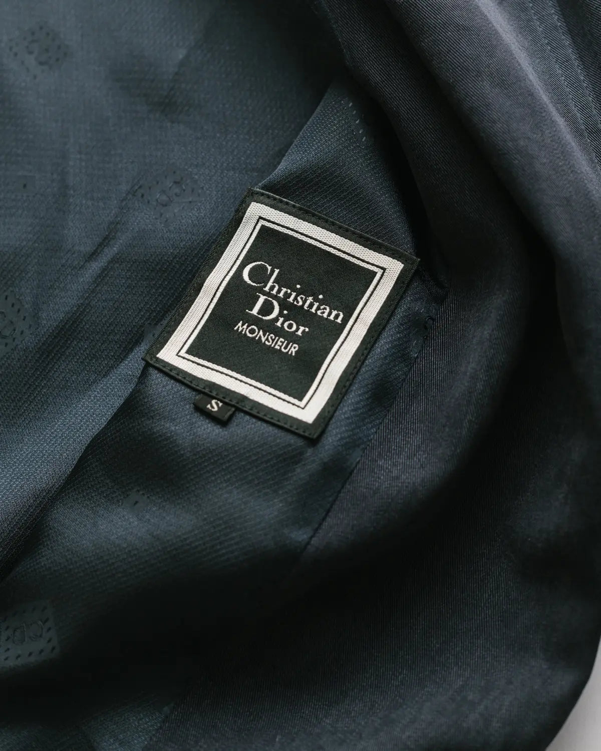 Insignia logo pocket denim blazer