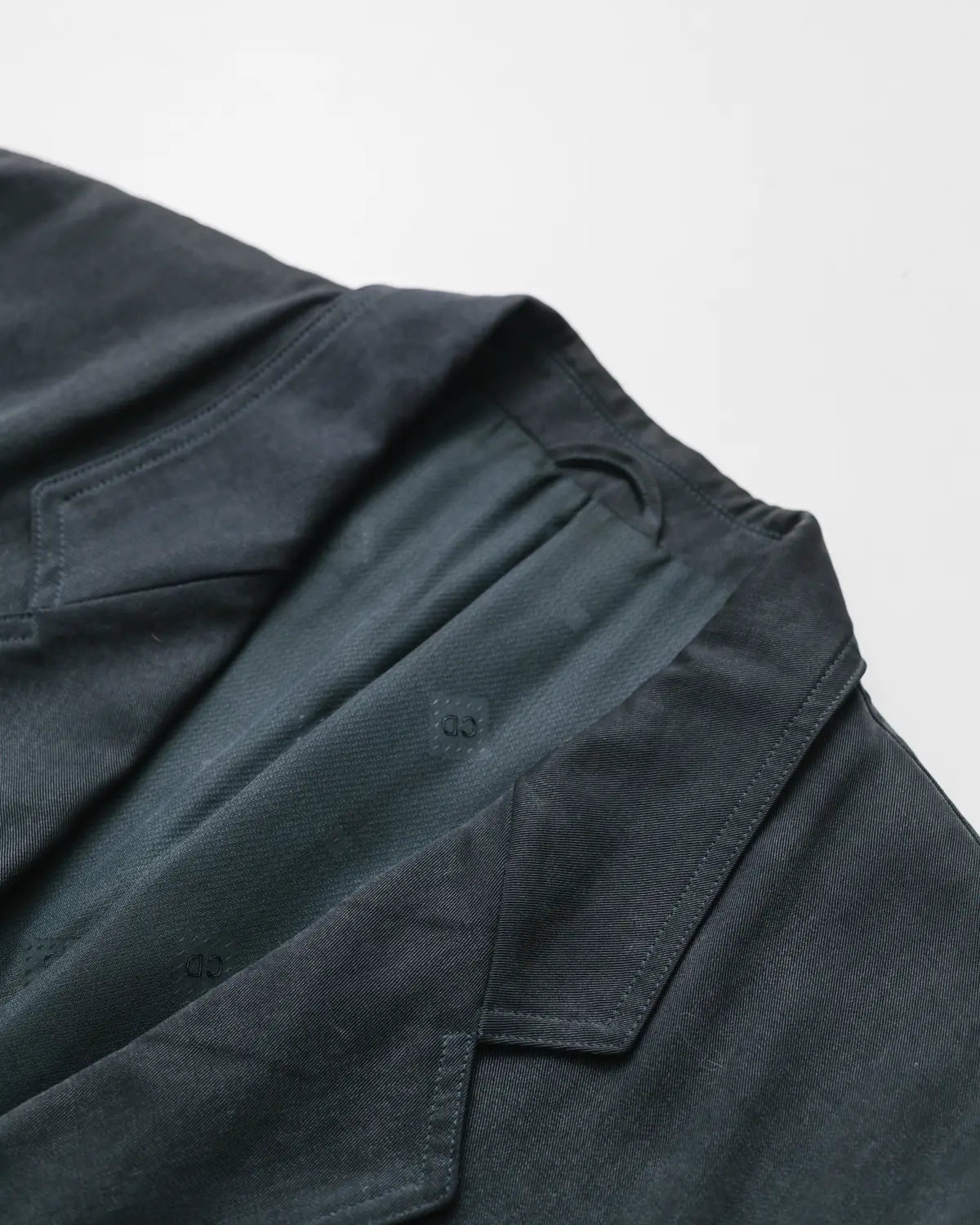 Insignia logo pocket denim blazer