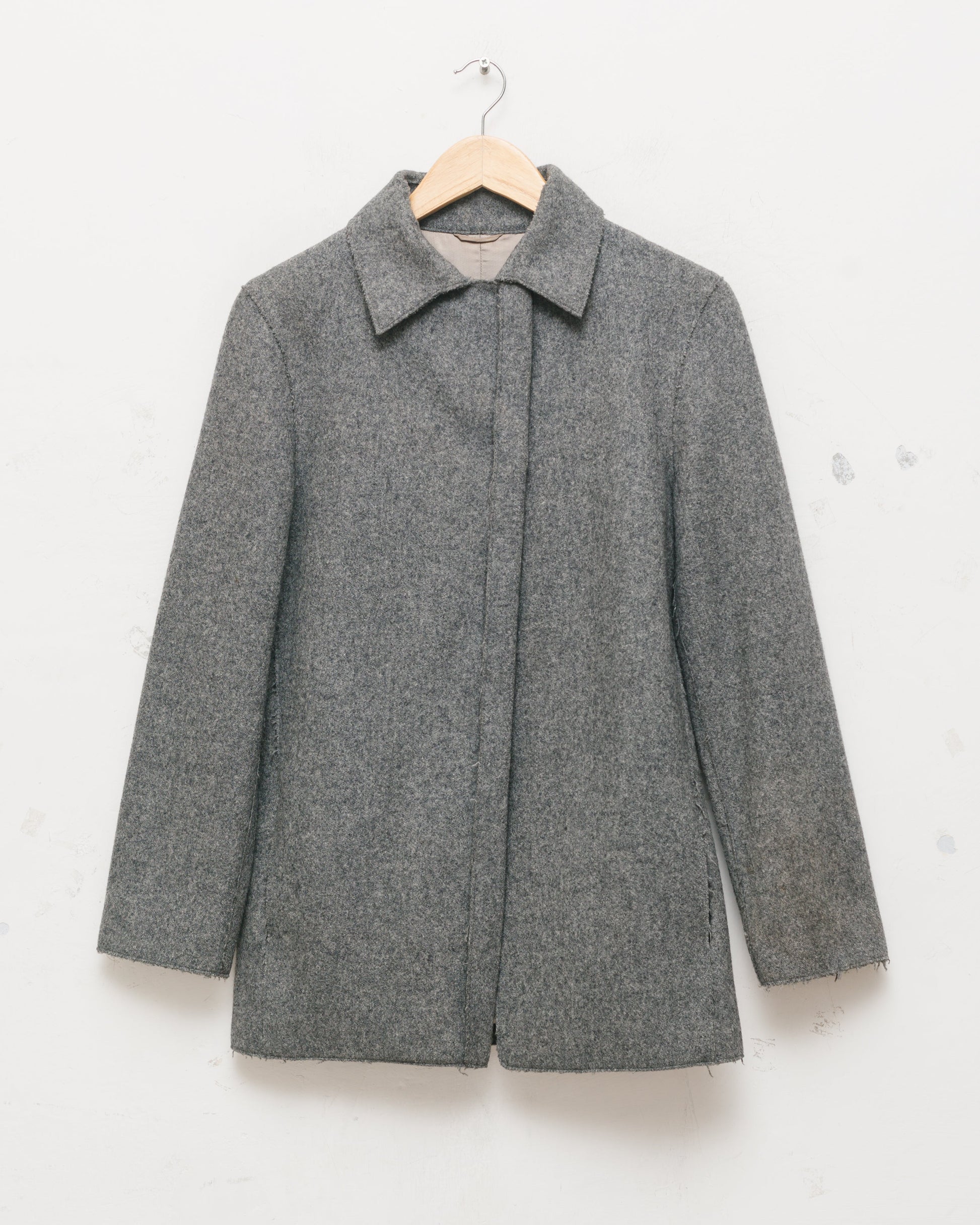 Jil sander short wool coat
